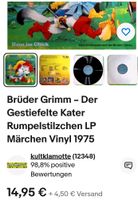 Vinyl Der gestiefelte Kater Rumpelstilzchen Hörspiel Grimm LP Hessen - Ranstadt Vorschau