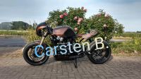 BMW K100 K1100 Cafe Racer Heck mit Messprotokoll/Prüfnummer Nordrhein-Westfalen - Geldern Vorschau