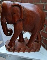 70 iger Jahre Holzfigur Elefant, Handarbeit Münster (Westfalen) - Roxel Vorschau