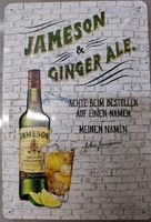 Jameson & Ginger Ale Schild  NEU aber dennoch alt!!! :-) Essen - Essen-Kettwig Vorschau
