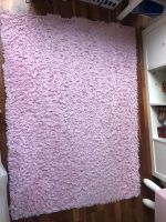 Teppich rosa 160x120cm hochflor Flokati Glitzer Niedersachsen - Wunstorf Vorschau