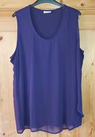 YESSICA: tolles TOP in violett m. Chiffon Gr. 52/54!!! Nordrhein-Westfalen - Jülich Vorschau