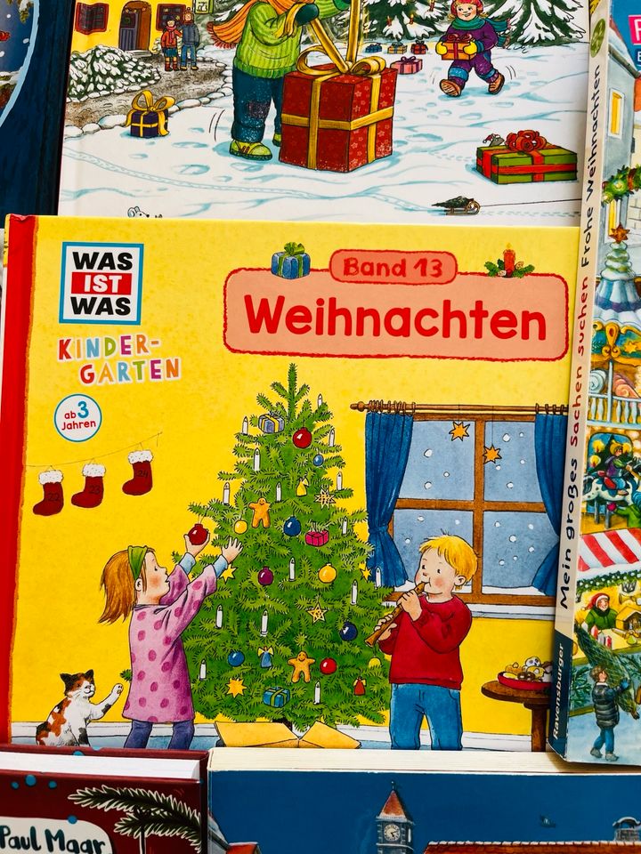 Weihnachtsbücher Paket Kinderbücher Sams Mama Muh Was ist was TOP in Grunow