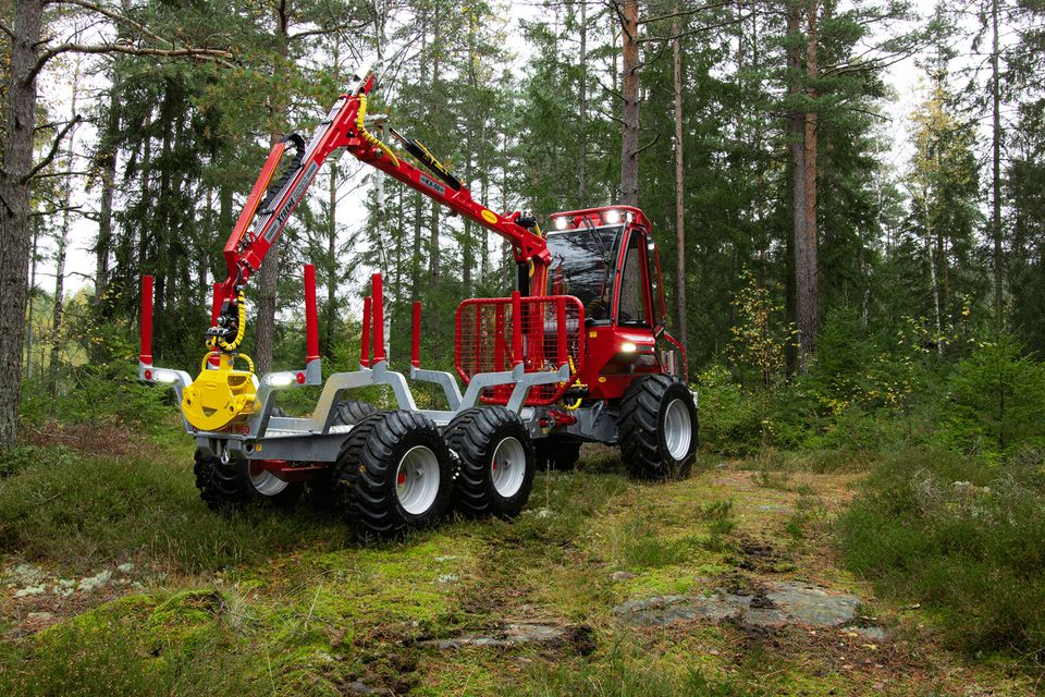 Kranman Bison 960 Rückezug Rückeanhänger Prozessor 1.450 Kg Hub in Brockscheid