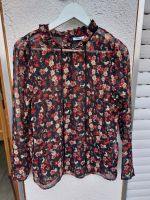 Only Bluse mit Stehkragen Sommershirt Blumenmuster Rot Schwarz 36 Baden-Württemberg - Mötzingen Vorschau