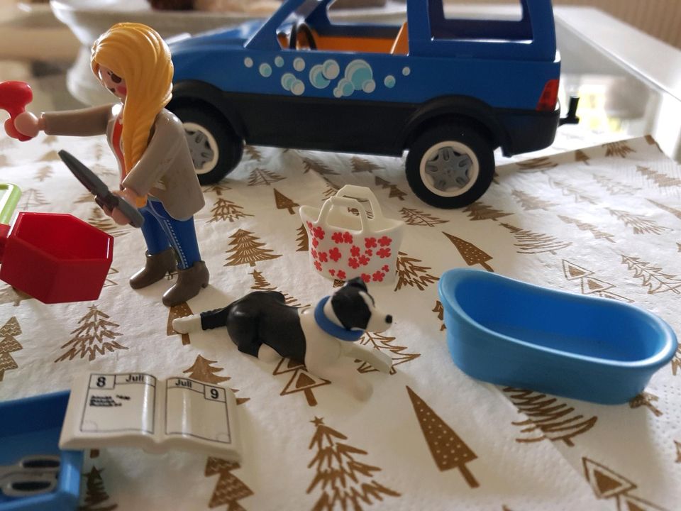 ♦️ Playmobil Hunde Friseur mit Zubehör Pkw Tiere in Bielefeld