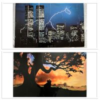 2 Poster lamiert beidseitig: New York Skyline & Vom Winde verweht Niedersachsen - Leer (Ostfriesland) Vorschau