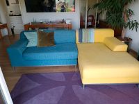 Ikea Kramfors 2er Sofa+ Recamiere blau gelb opt. Missoni Plaid Nordrhein-Westfalen - Königswinter Vorschau