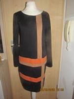 Yessica Langarmkleid schwarz orange RV hinten Größe 36/38 Thüringen - Sonneberg Vorschau