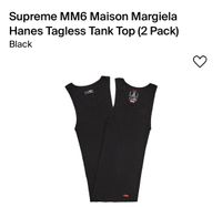 Supreme MM6 Maison Margiela Hanes Tagless Tank Top (2 Pack) Rheinland-Pfalz - Sankt Aldegund Vorschau