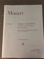 Mozart Andante C-dur KV 315 für Flöte und Orchester Klavierauszug Bremen-Mitte - Ostertor Vorschau
