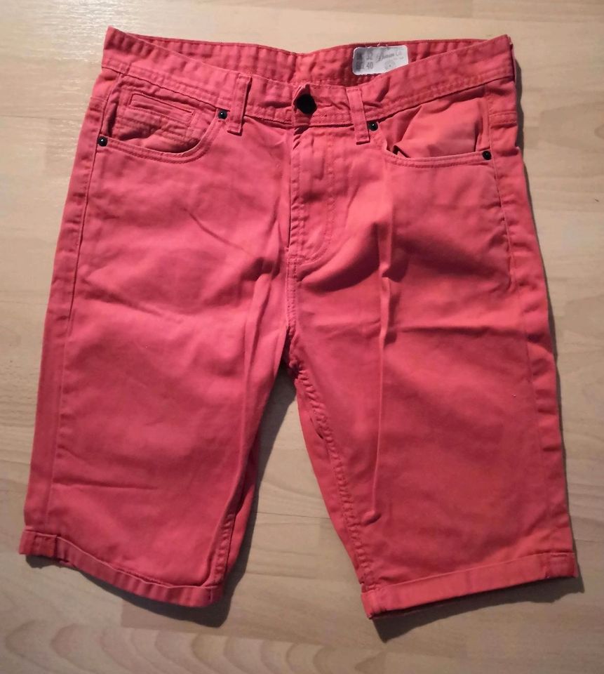 Shorts kurze Hose Denim & Co rot Gr 40 M oder 180 in Berlin