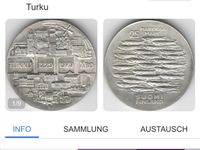 Silbermünze 750 Jahre Turku Bremen - Borgfeld Vorschau
