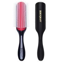 Denman Curly Hair Brush D4 (Black & Red) 9 Row Styling Brush Hessen - Körle Vorschau