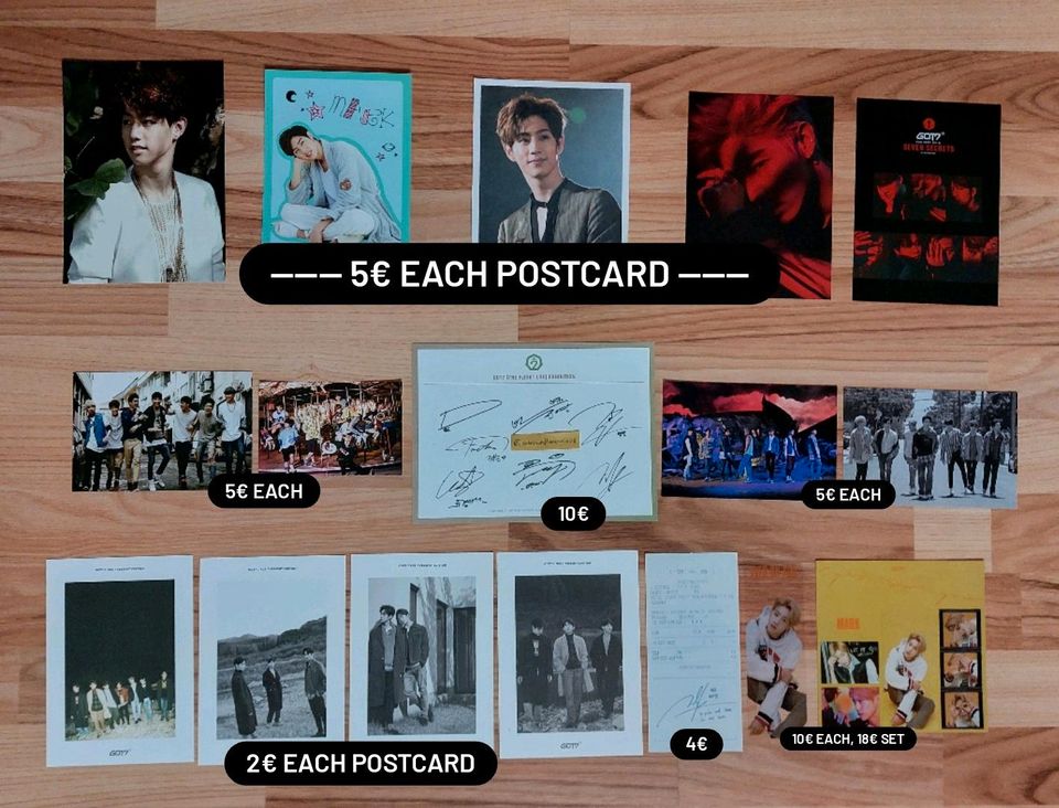 Kpop Got7 Postkarte Postcard photocard Fotokarte in Marburg