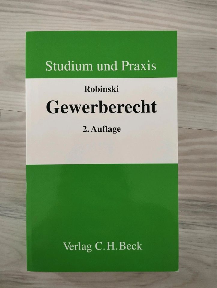 Gewerberecht Buch Robinski 2. Auflage in Scharbeutz