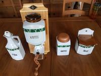 Weinblatt Kaffeemühle Mehl Küche Essigkanne Porzellan Leinbrock Sachsen - Bischofswerda Vorschau