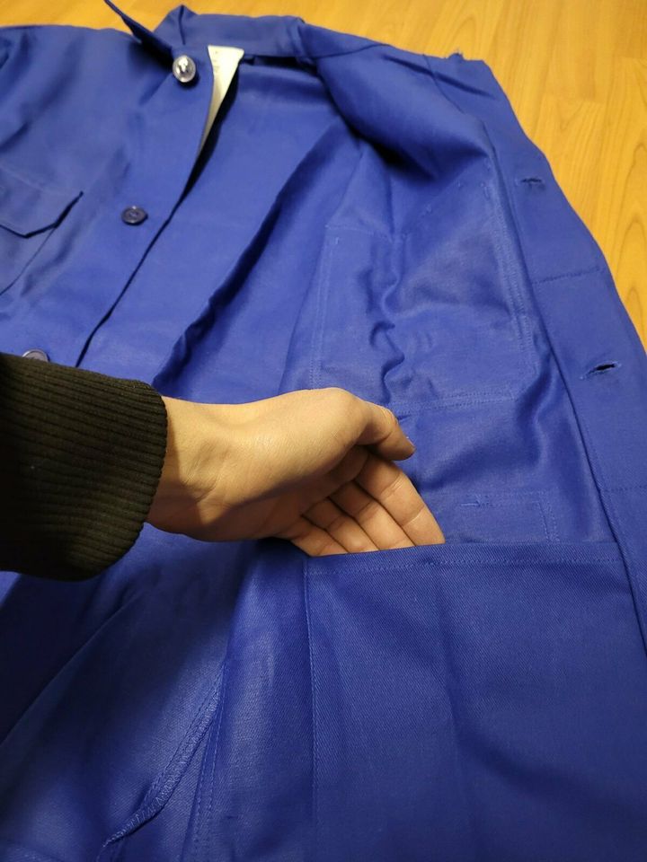 Neu Arbeitskleidung Arbeitsjacke Jacke Pionier blau 48 - 102 in Mörfelden-Walldorf