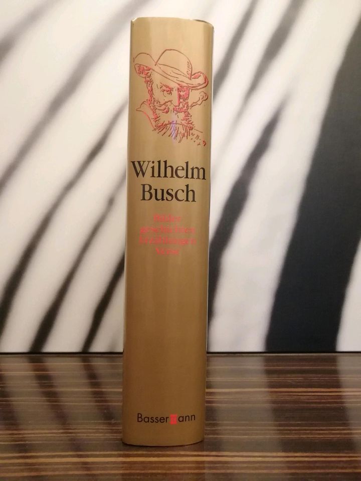 130 Jahre WILHELM BUSCH Bildergeschichten.. Bassermann Verl. gold in Frankfurt am Main