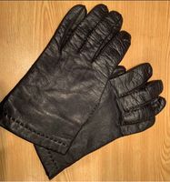 Dunkelblaue Echtleder Handschuhe, leicht gefüttert, Gr. 7 3/4 Hessen - Nauheim Vorschau