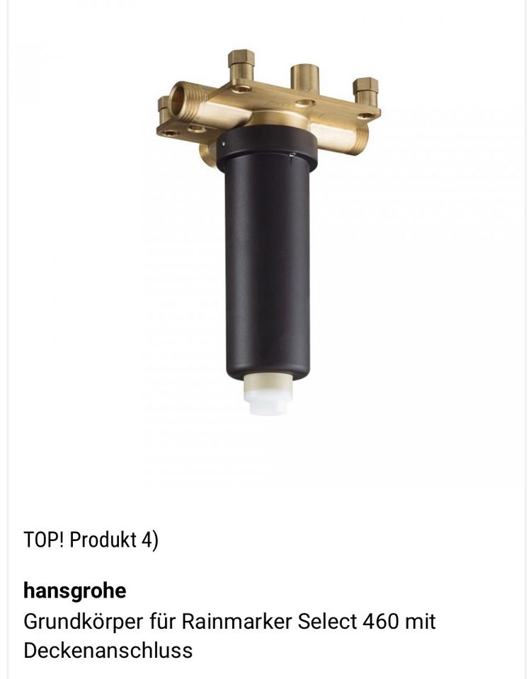 hansgrohe Rainmaker Select 460 3jet Kopfbrause inkl. Grundkörper in Dortmund