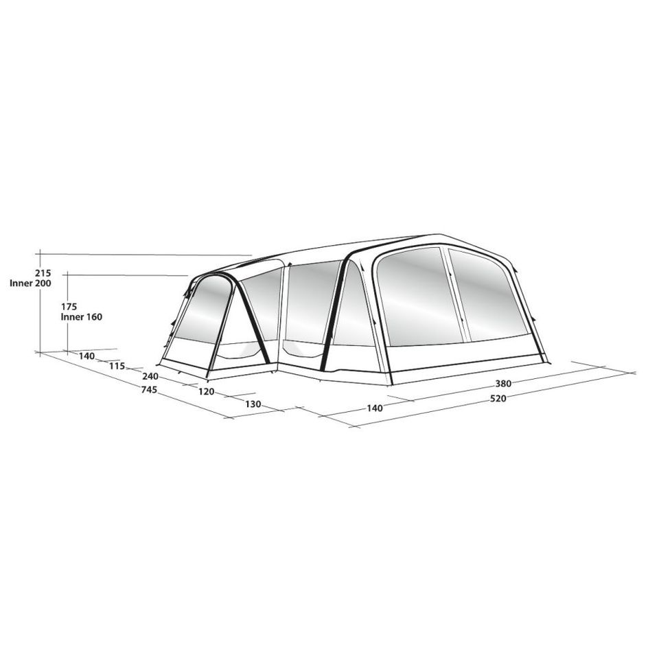 Outwell Airville 6SA Luftzelt - 2023 in Westendorf