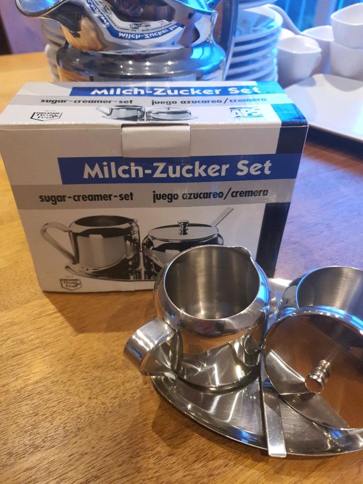 Sauciere/Warmhaltekanne + 2xMilch/Zucker-Set in Trier