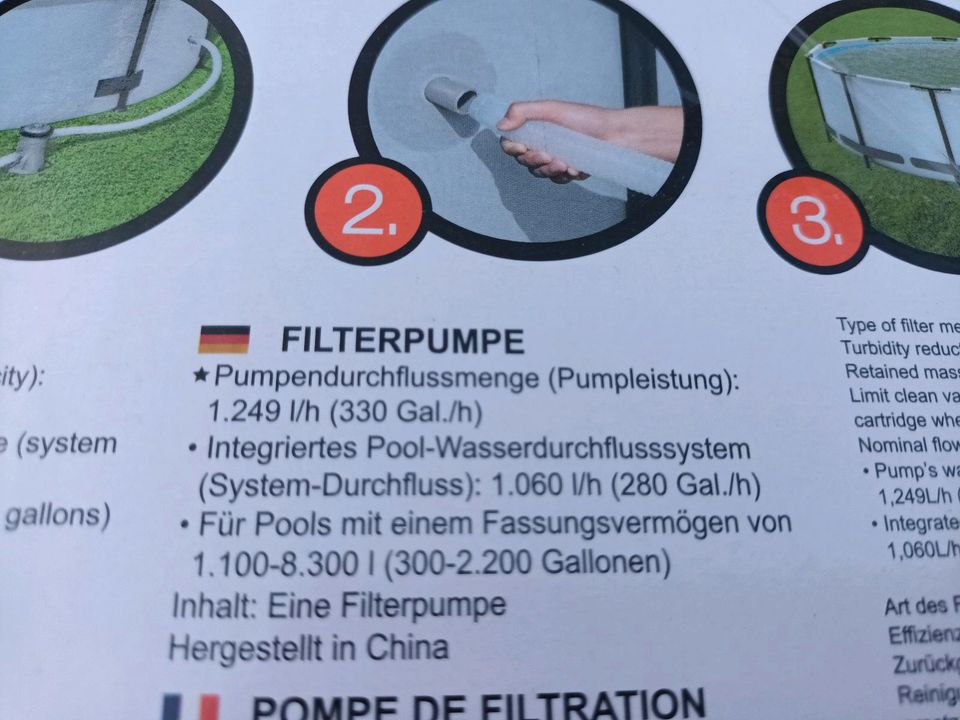 Poolpumpe mit Kartuschenfilter in Zittau