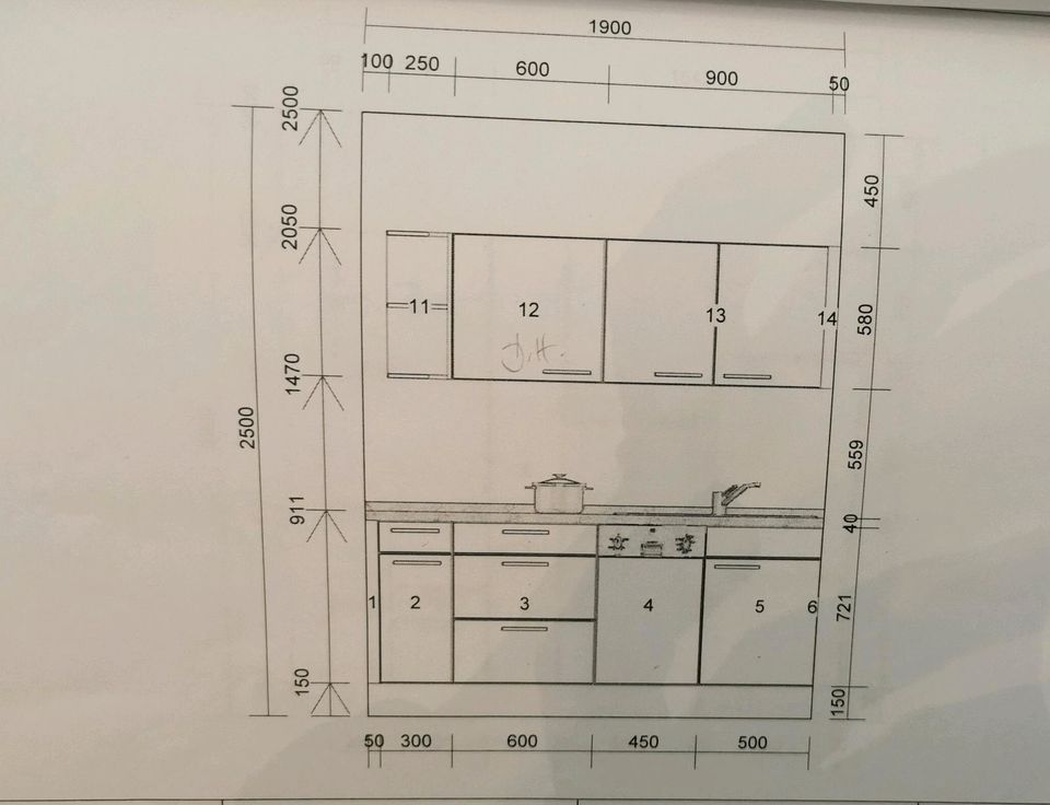 Küche in Ivory Glänzend in Leichlingen