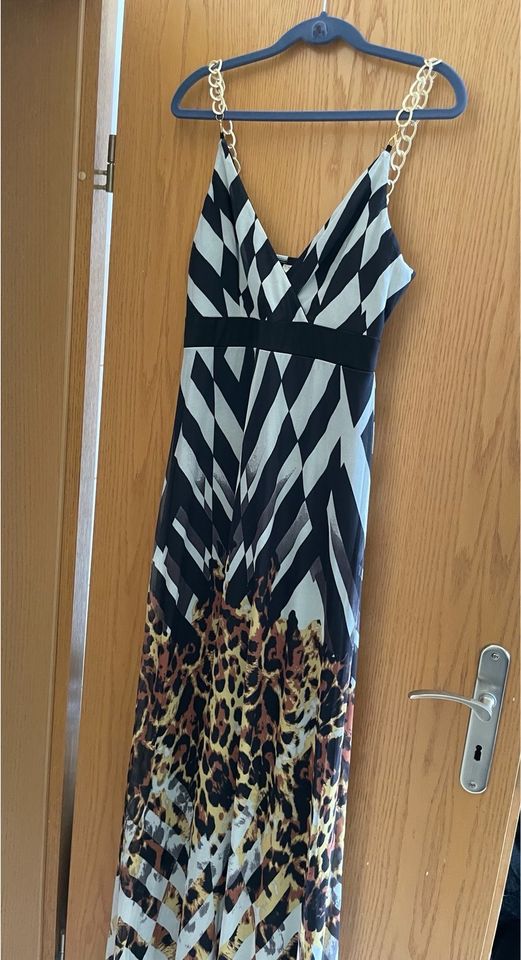 Langes Kleid Sommerkleid 36/38 mit Leopardenprint in Altmittweida