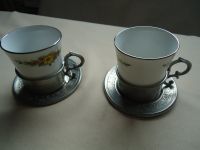 Zinn Tee oder Grog Tassen Rheinland-Pfalz - Burgbrohl Vorschau