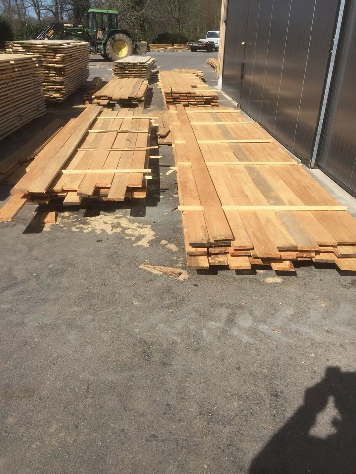 Mobiles Sägewerk Eiche Holz Käferholz Traktor in Stadtlohn