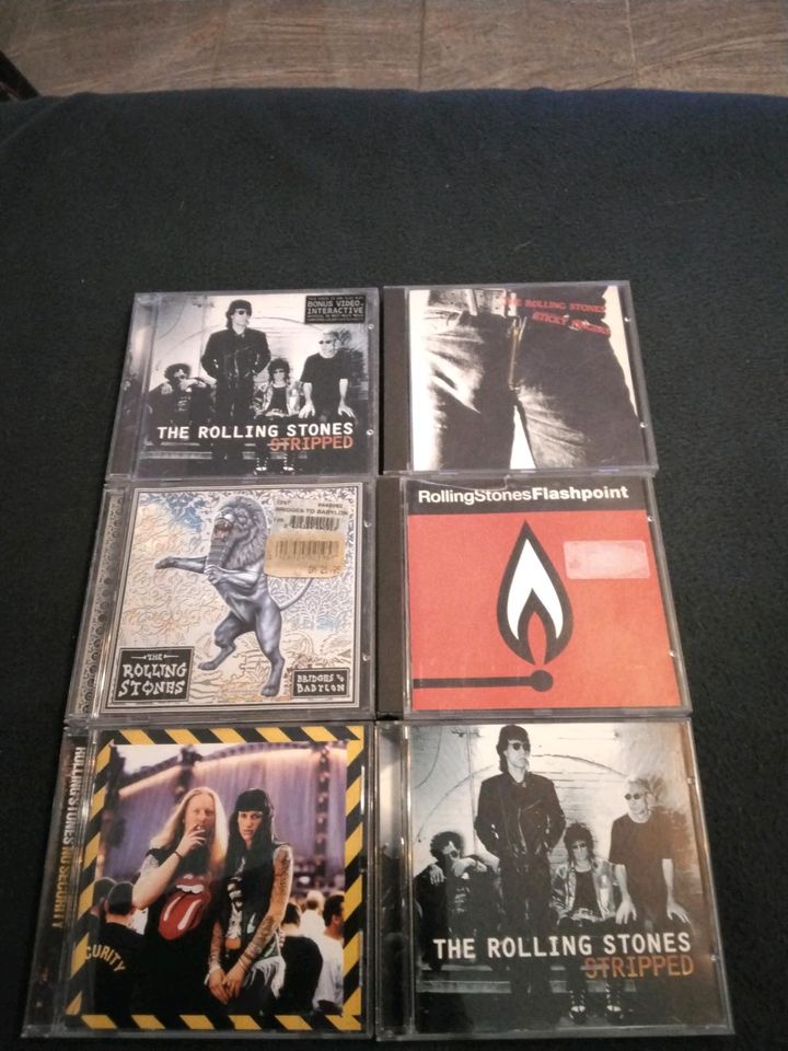 6x Rolling Stones CDs CD Sammlung in Möglingen 