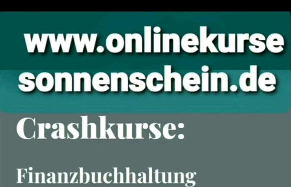 Crashkurs Finanzbuchhaltung Angebot für 49 Euro in Ostrhauderfehn