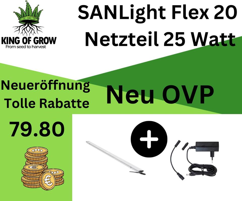 SANLight FLEX II-20 Watt, SANLight FLEX II Netzteil 25 Watt in Bretten