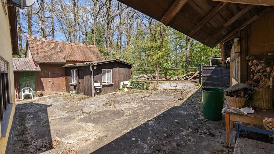 Abriss/Sanierungsbed. Haus auf großen Grundstück am Waldrand in Großhabersdorf