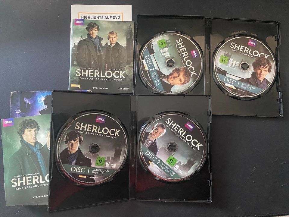 Sherlock Staffel 1 + 2 | DVD in Harsefeld