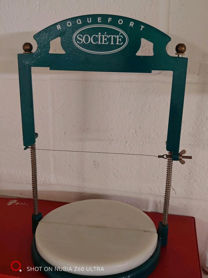 Käseschneider*Guillotine*Vintage*Antik*Roquefort Societe*80er in Trier