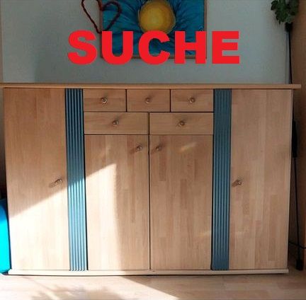 Suche: Wohnzimmerschrank Teile Wohnwand Vitrine Sideboard Highboa in Buchholz in der Nordheide