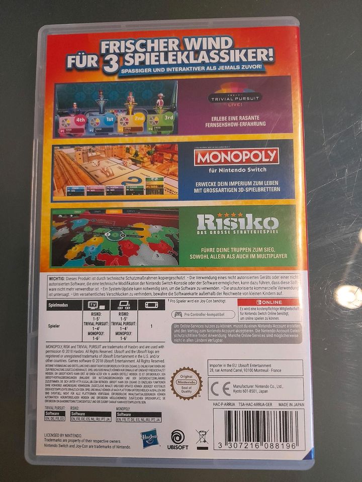 Verkaufe Monopoly Game Night Switch Spiel in Friesenheim