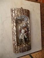DDR Kunstguss Relief Winzer im Keller Heinz Brückner Metallguss Sachsen - Diera-Zehren Vorschau