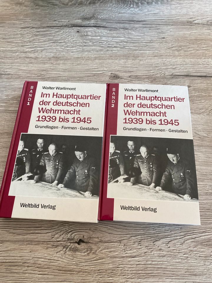 2 Bücher Im Hauptquartier der Deutschen Wehrmacht 1939 - 1945 in Kaub