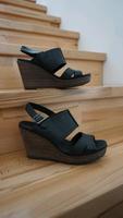 Timberland Sandalen schwarz Leder Gr. 39 EU bzw. 8 US. OVP Bayern - Würzburg Vorschau