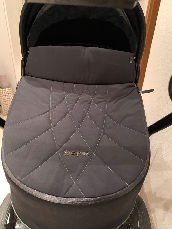 Cybex Priam 3 Lux Carry Cot, schwarz, Babywanne, neuwertig in Castrop-Rauxel