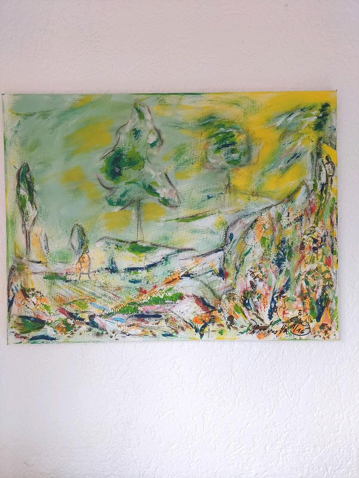 Abstraktes Acrylbild.Original. Wanddeko, Kunst, Gemälde. 60x80cm. in Dorsten