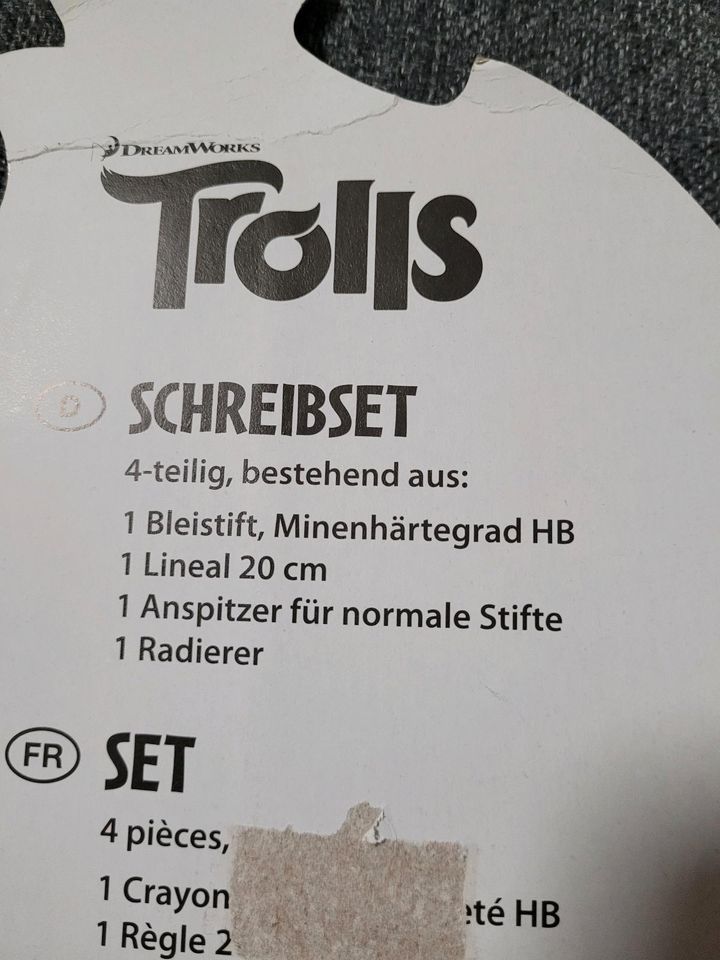 Trolls Schreibset, 4-teilig in Neu & OVP in Aßlar