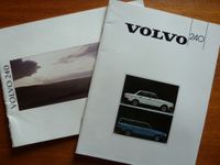 Volvo 240 (1985 + 1990): Prospekt Katalog Werbung Niedersachsen - Ritterhude Vorschau