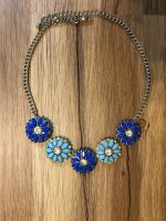 Statement Kette blau Blumen, Modeschmuck Nordrhein-Westfalen - Hürth Vorschau