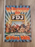 DDR Pappschild Elbtreffen FDJ Sachsen - Löbau Vorschau