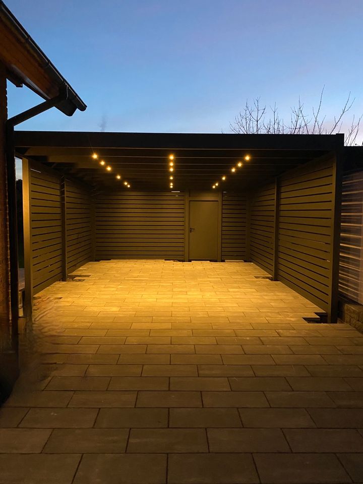 ALU TERRASSENÜBERDACHUNG I VORDACHER I MARKISEN I SOMMERGARTEN I CARPORT I SICHTSCHUTZ I ZÄUNEN I GLASSCHIEBEWAND I GLASSCHIEBETÜRE inkl Montage JETZT -25% in Balingen